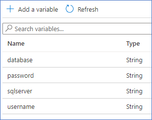 Set your variables