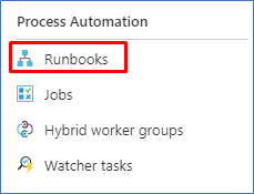 Create the runbook